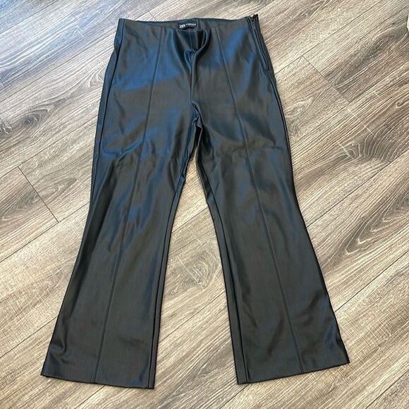 Zara Size XL faux leather pants - Picture 1 of 7